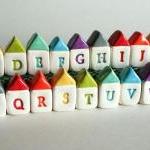 CUSTOM ALPHABET A to Z Miniature Houses
